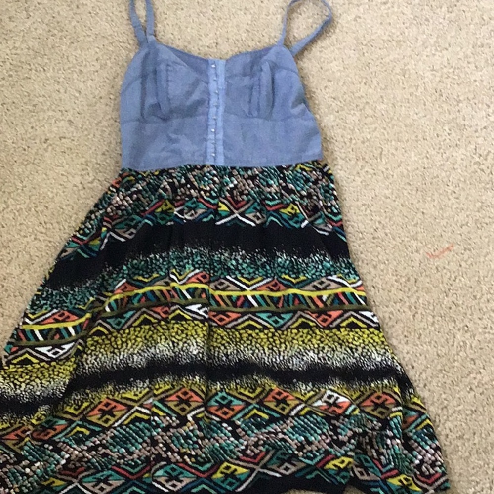 Jean Aztec dress
